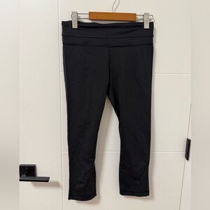 Black Cropped Lululemon Leggings